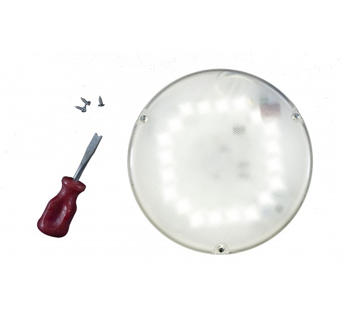 LED светильник c оптико-акустическим датчиком антивандальный СББ 06-18